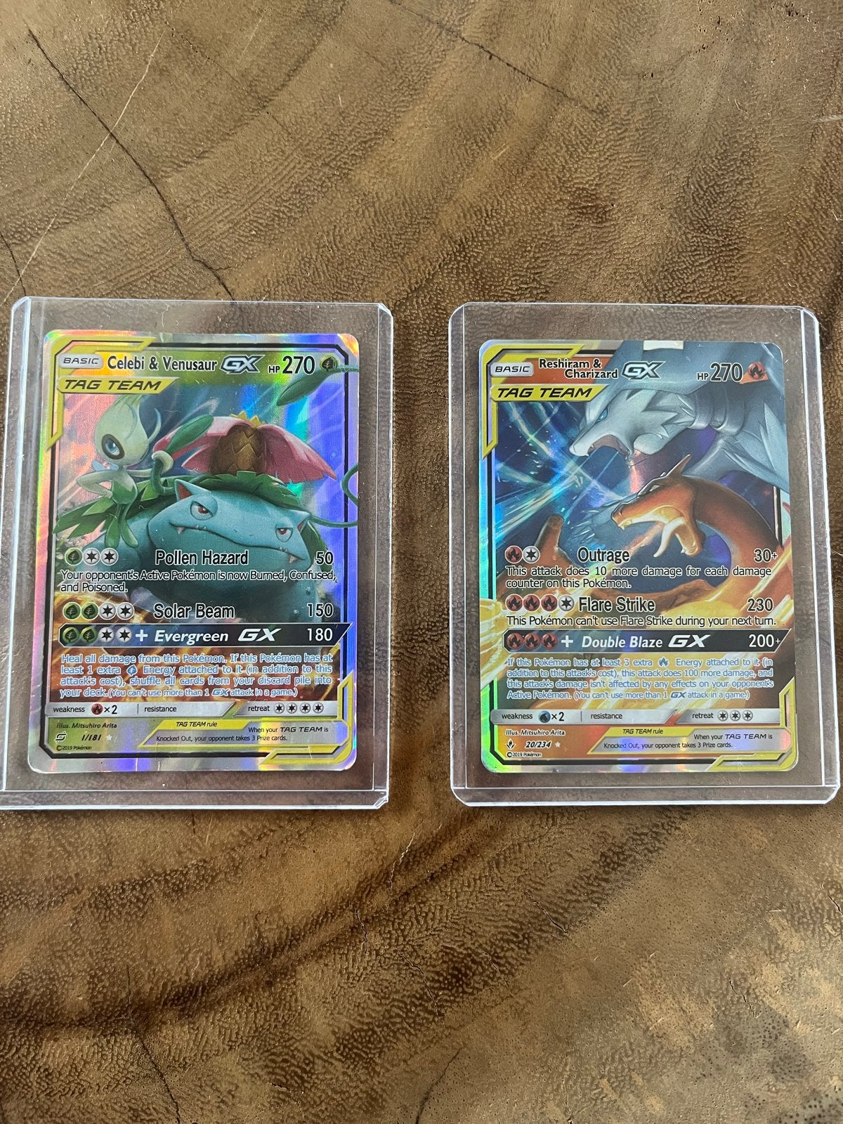 Pokémon TCG: Celebi & Venusaur GX & Reshiram & Charizard GX, Hobby en Vrije tijd, Verzamelkaartspellen | Pokémon, Ophalen of Verzenden