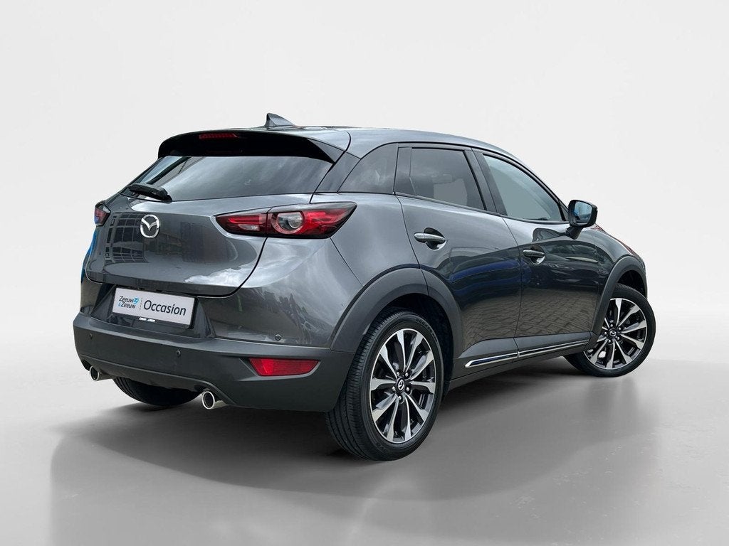 Mazda CX-3 2.0 SkyActiv-G 120 GT-M |Automaat| Cruise control, Auto's, Gebruikt, 4 cilinders, Leder en Stof, Automatische klimaatregeling