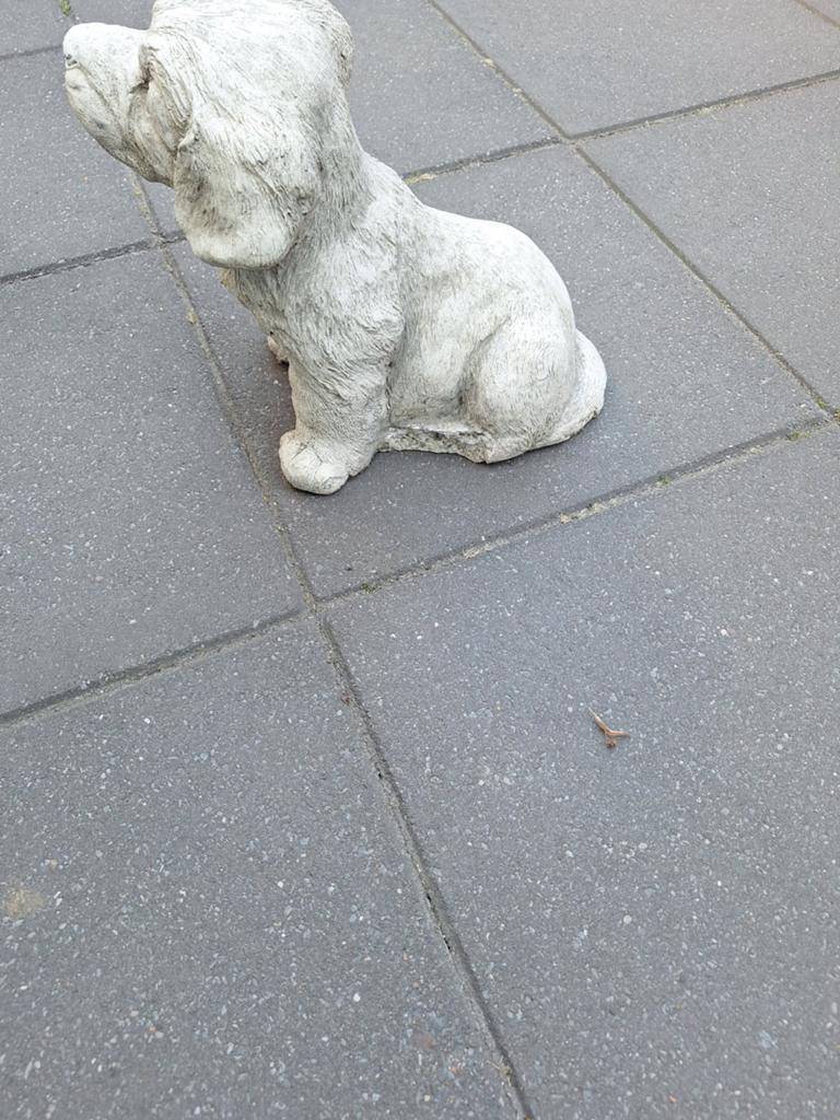 Beeld, Tuin en Terras, Ophalen of Verzenden, Gebruikt, Kunststof