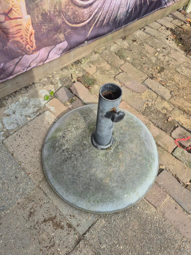parasolvoet beton, Tuin en Terras, Parasols, Ophalen of Verzenden, Gebruikt, Minder dan 1 meter, Parasolvoet