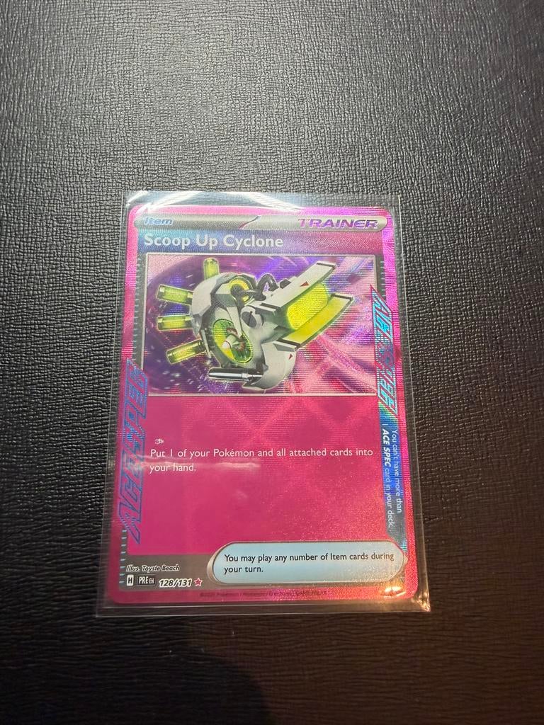 Scoop Up Cyclone Prismatic Evolution 128/131, Ophalen of Verzenden, Nieuw, Losse kaart