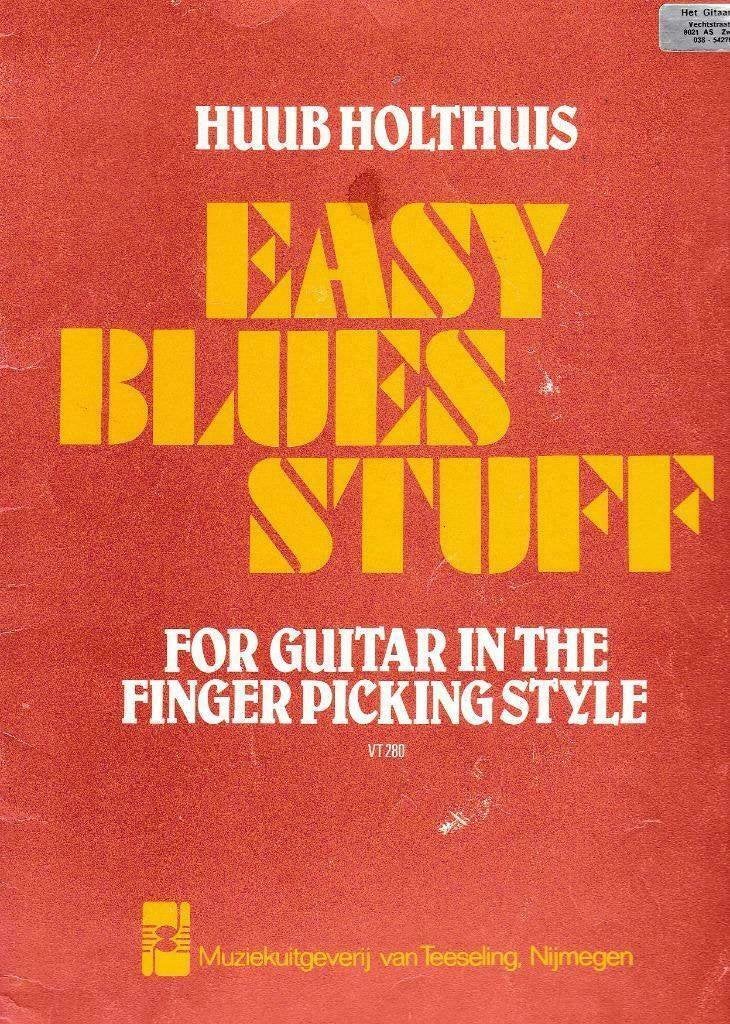 EASY BLUES STUFF : FOR GUITAR IN THE FINGERPICKING STYLE, Ophalen of Verzenden, Blues, Artiest of Componist, Gitaar