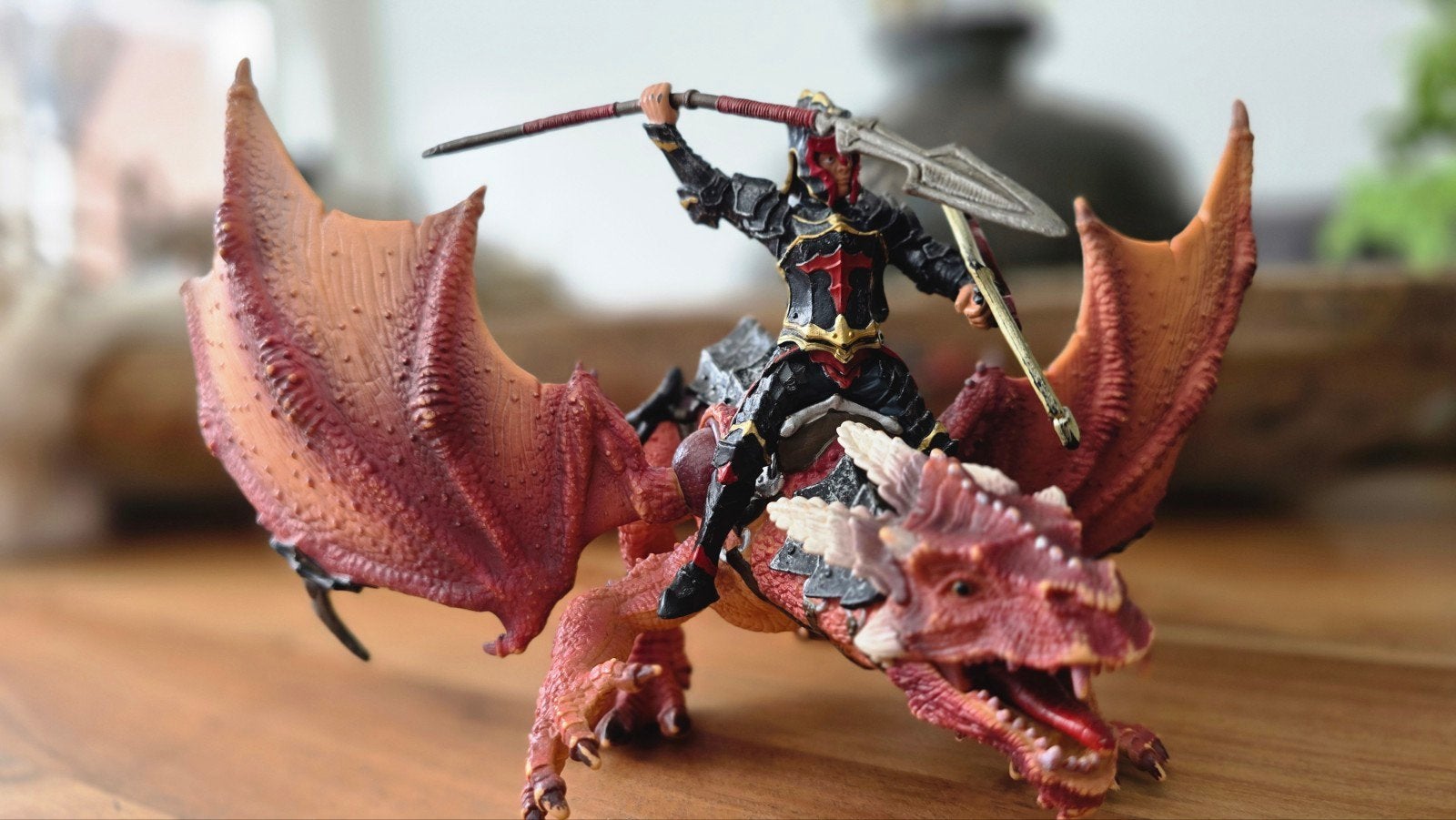 schleich dieren draak, Ophalen of Verzenden, Zo goed als nieuw, Paard, Beeldje of Figuurtje