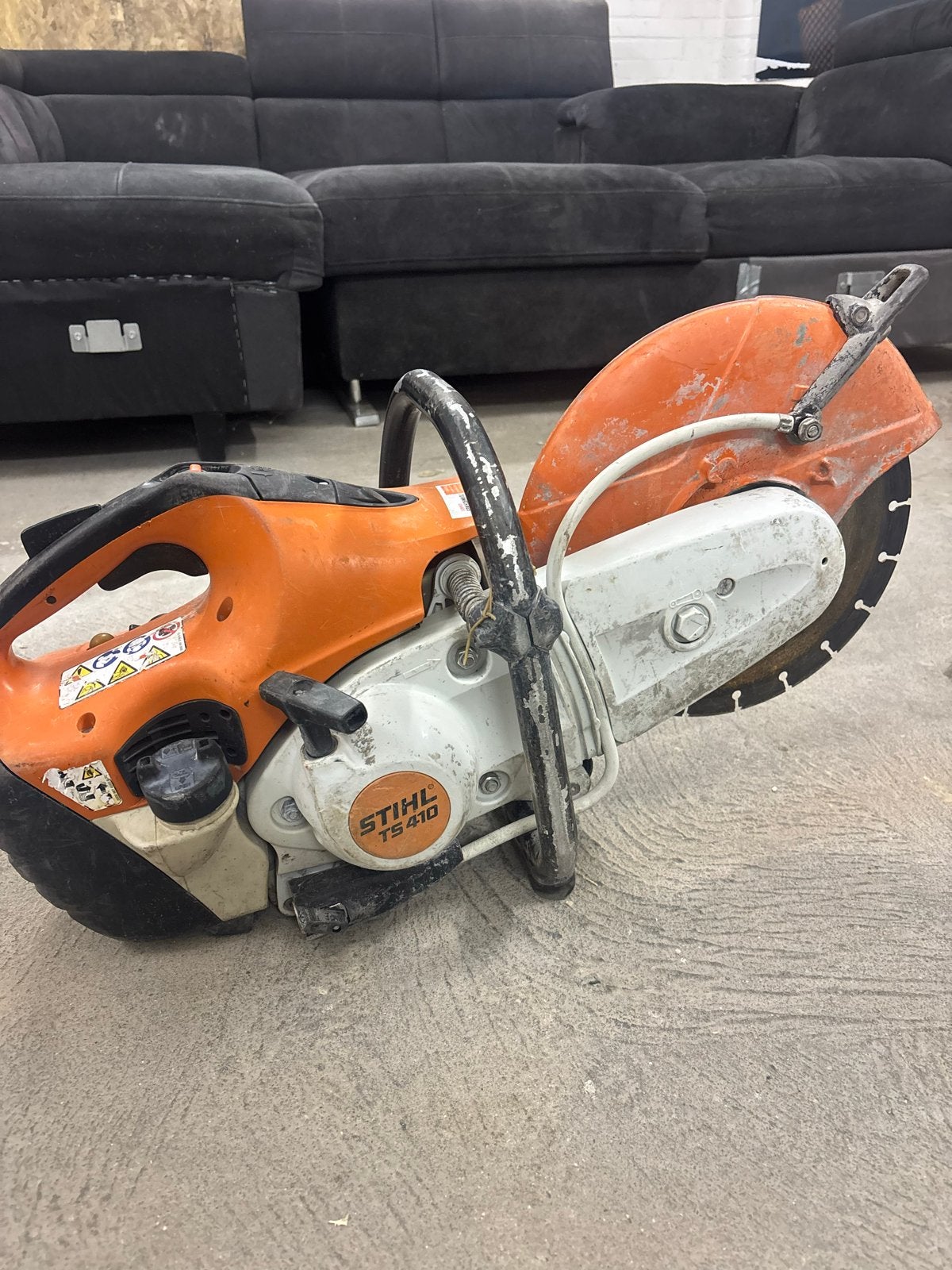 Stihl TS 410 Doorslijper - Krachtige Zaag voor Bouw, Ophalen, Gebruikt, 70 mm of meer, Overige typen