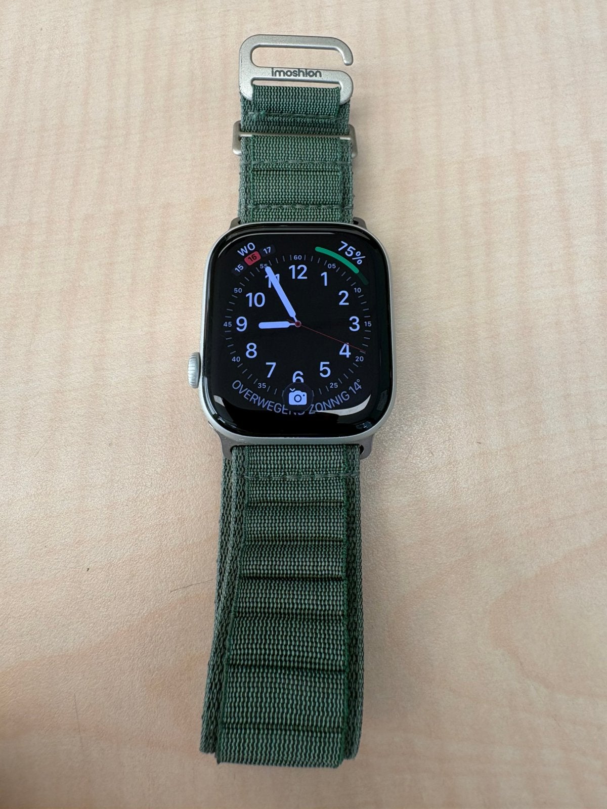 Apple watch series 10 aluminium case 46 mm gps met nike band, Zwart, IOS, Ophalen of Verzenden, Zo goed als nieuw