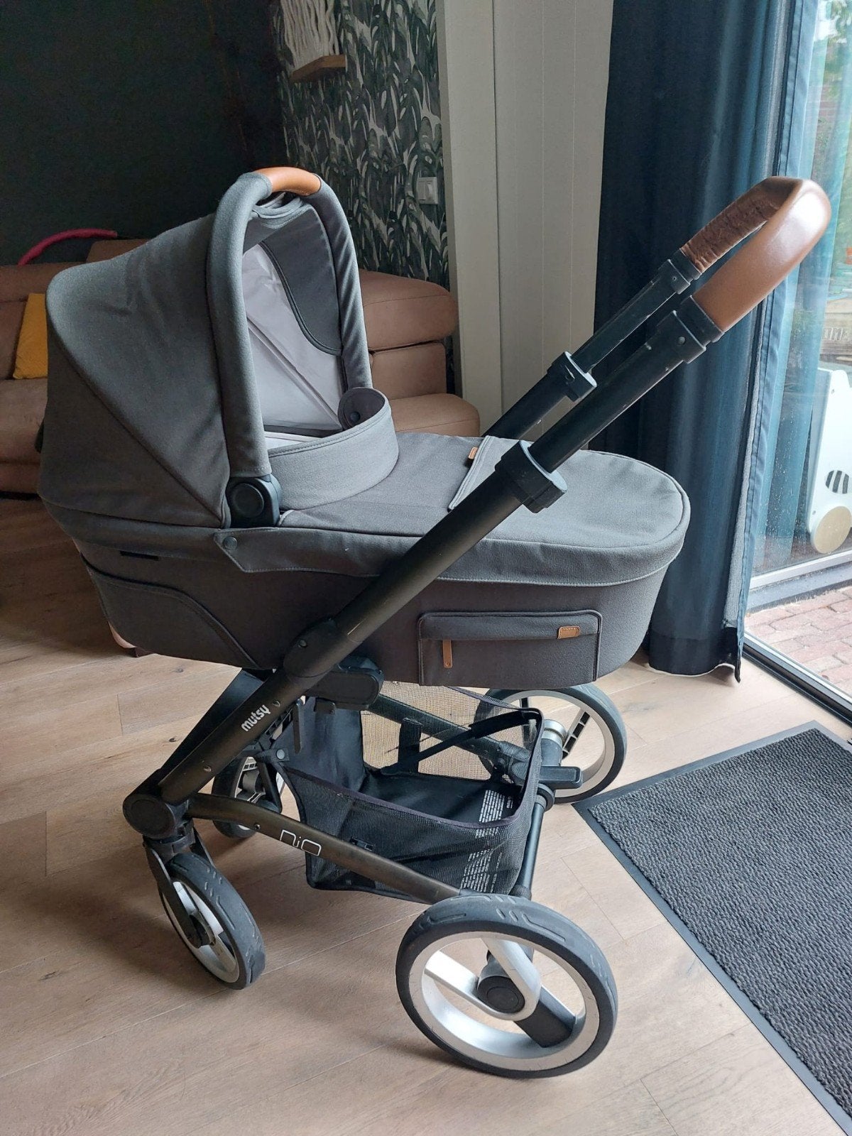 Complete Mutsy kinderwagen met Joie autostoeltje, Ophalen, Gebruikt, Met autostoeltje, Combiwagen