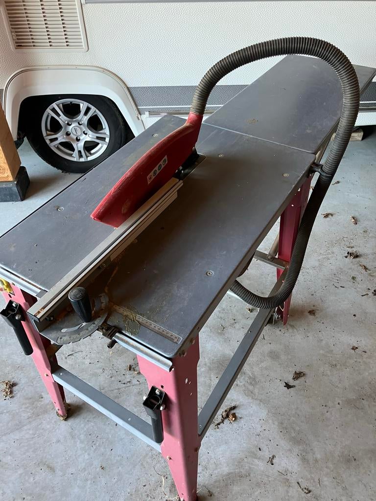 Einhell RT-TS 2031 U Tafelzaag - Gebruikt, Doe-het-zelf en Verbouw, Ophalen, Gebruikt, Cirkelzaag, 70 mm of meer