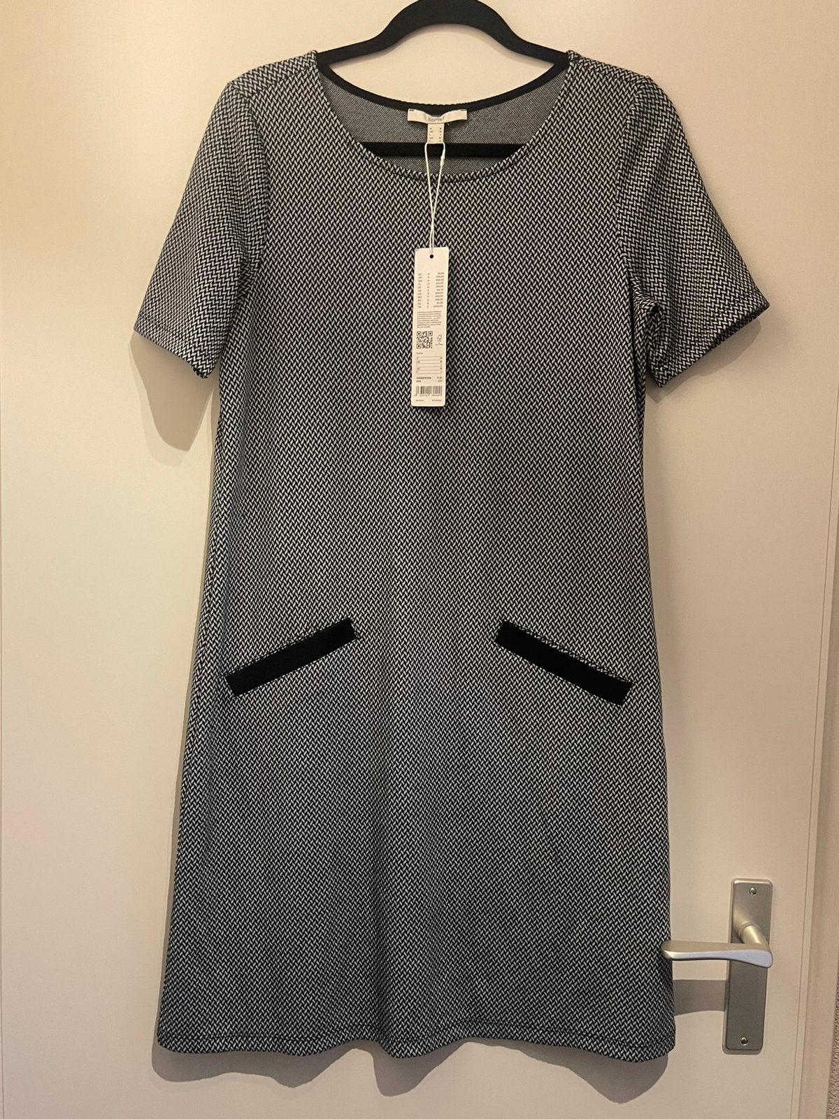 Esprit stretch retro / vintage look jurkje maat M NIEUW, Kleding | Dames, Maat 38/40 (M), Zwart, Ophalen of Verzenden, Zo goed als nieuw