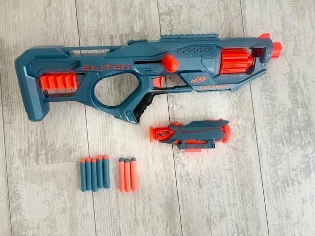 Nerf Elite 2.0 Eaglepoint- Stoer en Compleet, Kinderen en Baby's, Speelgoed | Buiten | Actiespeelgoed, Ophalen of Verzenden, Zo goed als nieuw