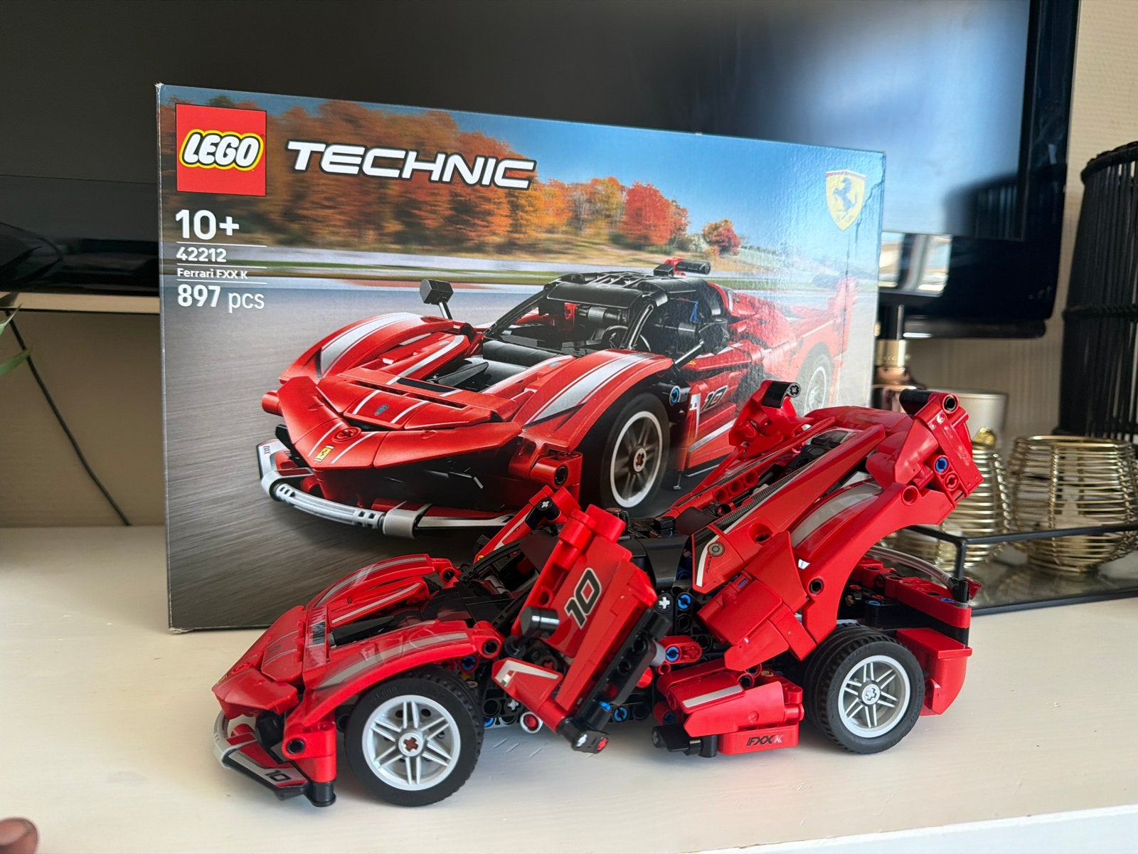 LEGO Technic Ferrari 42212 FXX K EVO - Zo goed als nieuw, Ophalen of Verzenden, Zo goed als nieuw, Overige merken