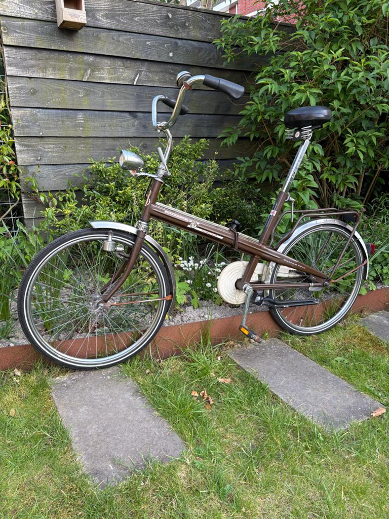Batavus Passan Twin retro vintage deelfiets, Fietsen en Brommers, Fietsen | Vouwfietsen, Ophalen, Terugtraprem, Gebruikt, Batavus