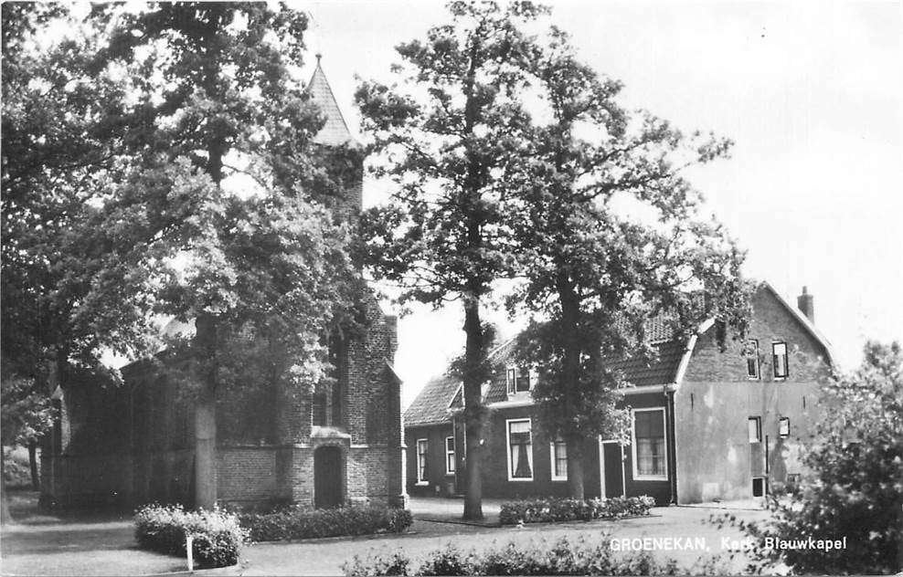 304-270-039 Groenekan Kerk Blauwkapel, Verzamelen, Ansichtkaarten | Nederland, Verzenden, Voor 1920, Utrecht