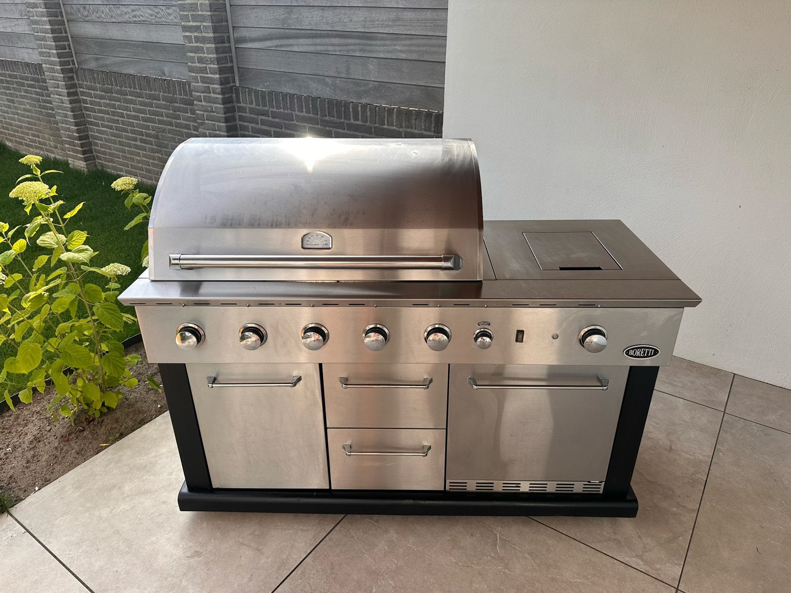 Boretti Luciano barbecue, Tuin en Terras, Ophalen, Gebruikt, Gas, Vrijstaand