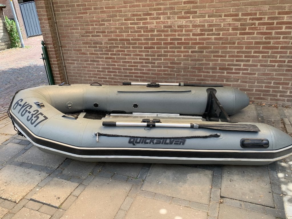 Quicksilver 3M Yamaha 6 PK, Watersport en Boten, Rubberboten, Ophalen, Aluminium, Quicksilver, Gebruikt