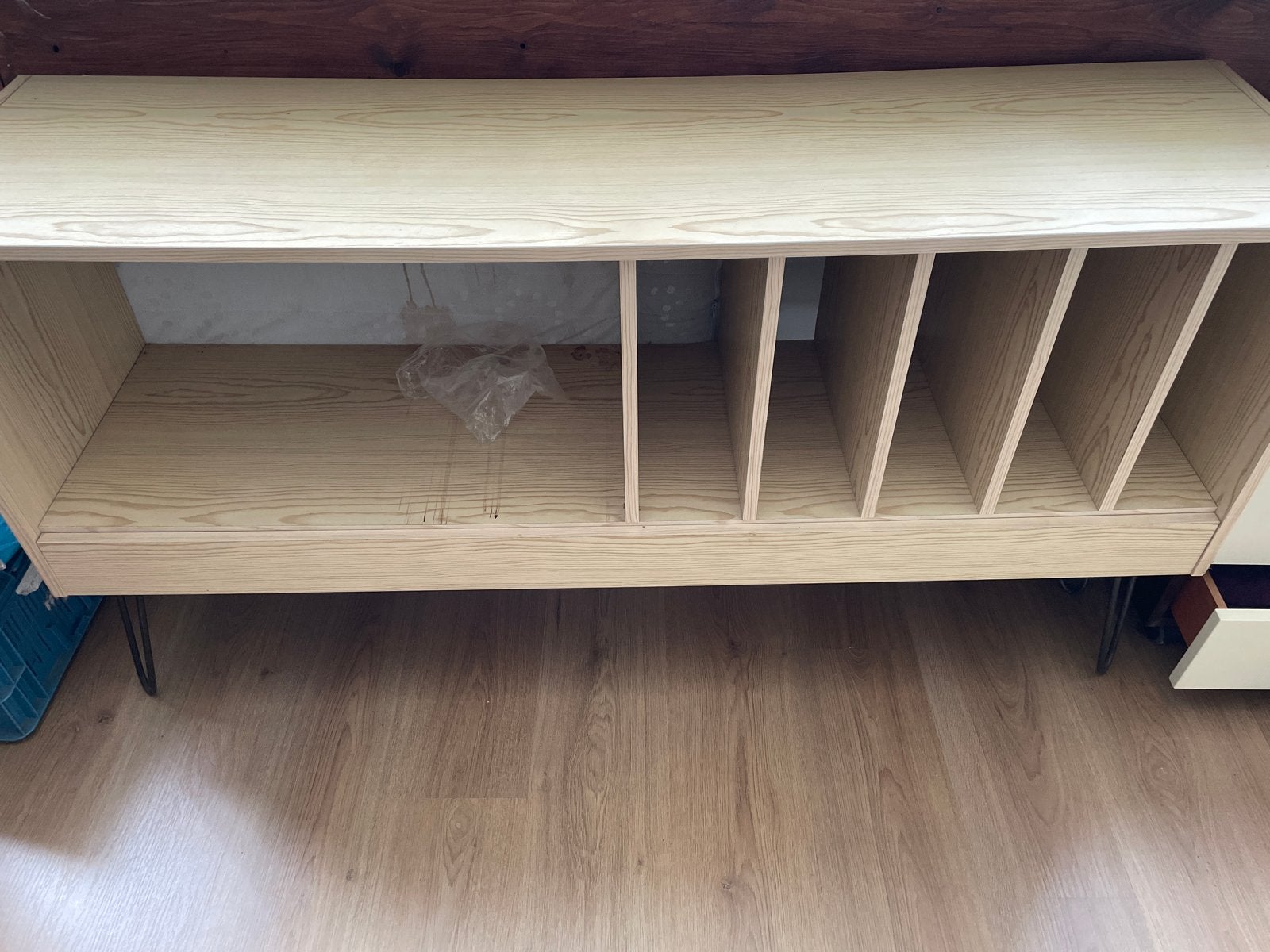 Houten kast voor vinyl, Huis en Inrichting, Ophalen, Gebruikt