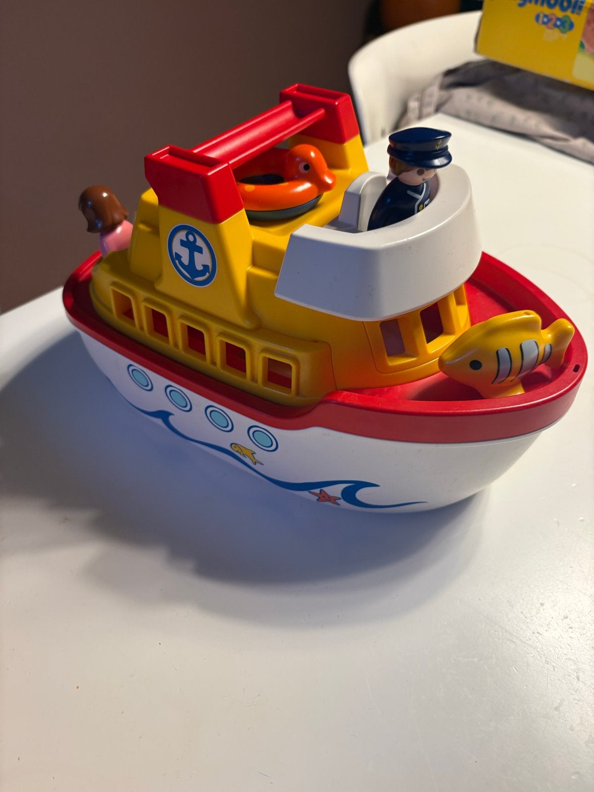 Playmobil boot met figuren en accessoires, Ophalen, Gebruikt