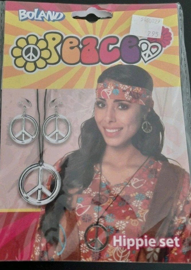Nieuwe Hippie set: oorbellen, ketting en hoofdband, Kleding | Dames, Ophalen of Verzenden