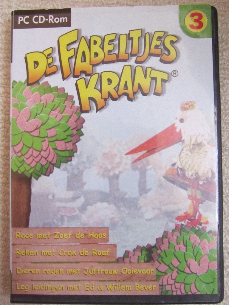 De fabeltjeskrant, Spelcomputers en Games, Games | Pc, Zo goed als nieuw, Puzzel en Educatief, 1 speler, Vanaf 3 jaar, Eén computer