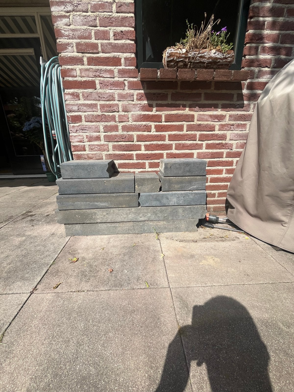 Gebruikte betonnen bandjes (reststukken), Ophalen, Gebruikt, Minder dan 5 m², Beton