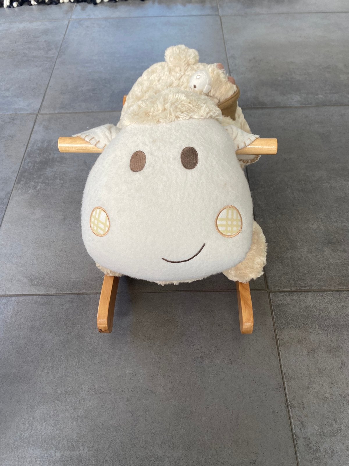Schaap hobbeldier voor baby’s en peuters, Ophalen, Zo goed als nieuw