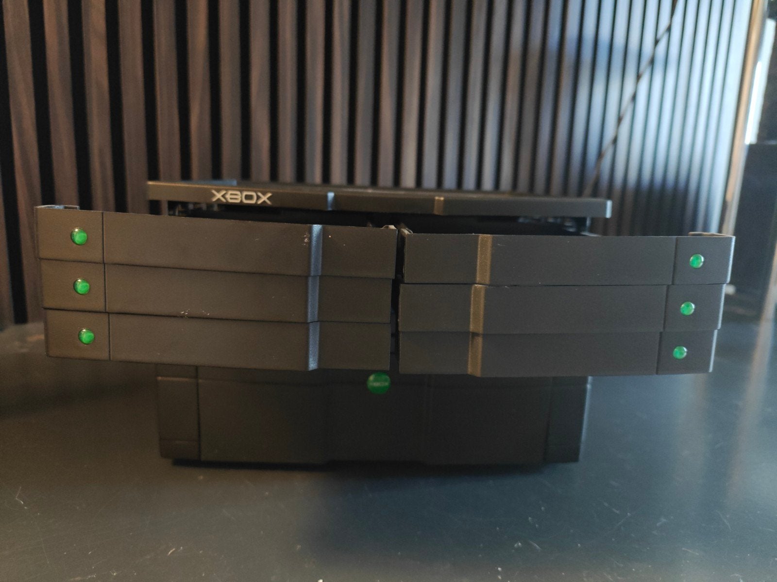 Zeldzame Xbox OG Stack System Collectors Item, Spelcomputers en Games, Ophalen of Verzenden, Gebruikt, Xbox Original