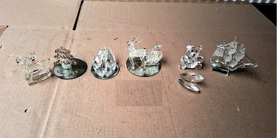 7 Beeldjes in kristal, Ophalen of Verzenden