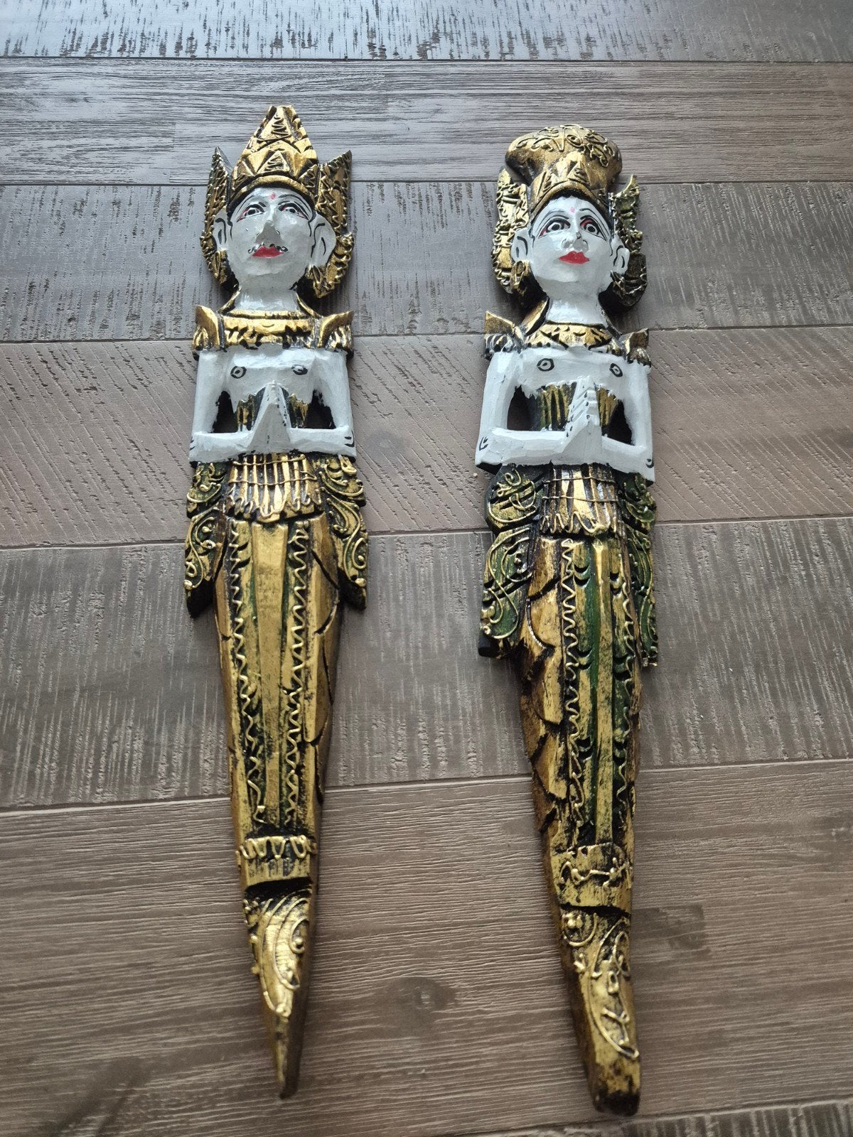 Balinese houten muurbeelden, Ophalen of Verzenden