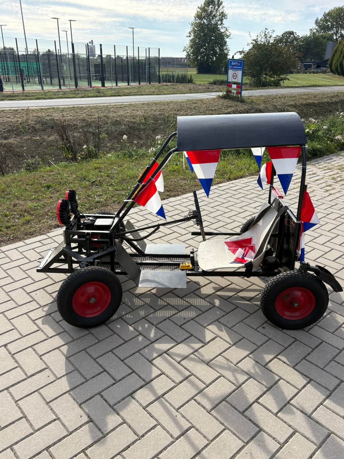 Zeepkist skelter zonder trapper evt motor op te bouwen