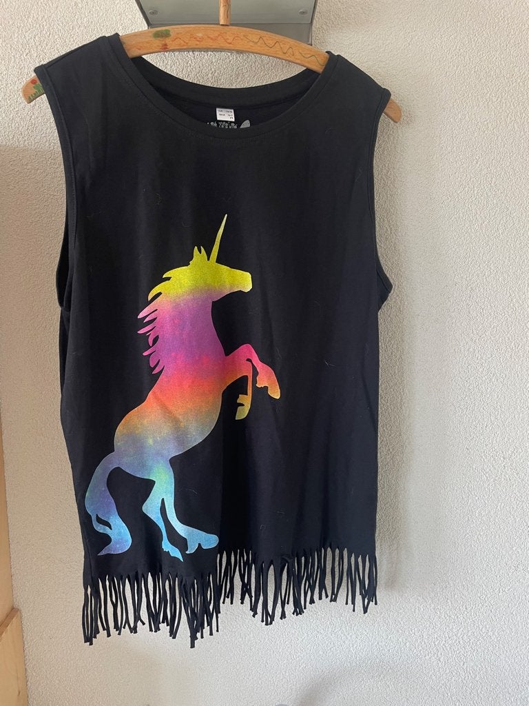 Leuk zomerhempje met Eenhoorn maat 176/182, Kinderen en Baby's, Kinderkleding | Maat 176, Ophalen, Gebruikt, Meisje, H&M