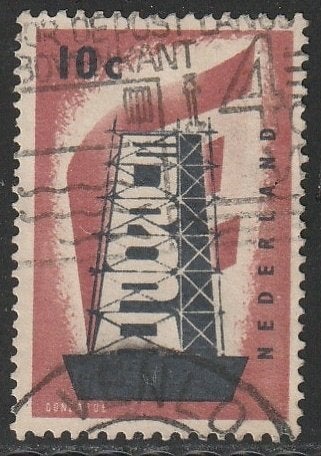 Nederland 1956 681 Europa 10c, Gest Venlo, Ophalen of Verzenden, Na 1940, Gestempeld