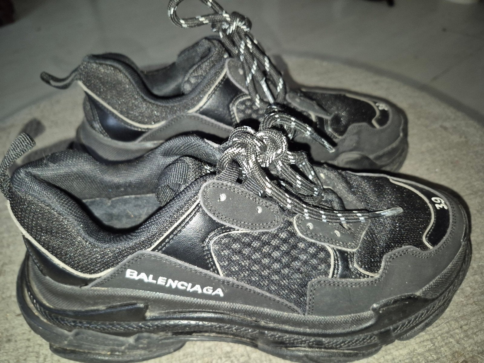 Balenciaga dames zwart sneakers, Ophalen, Zo goed als nieuw, Zwart, Sneakers of Gympen