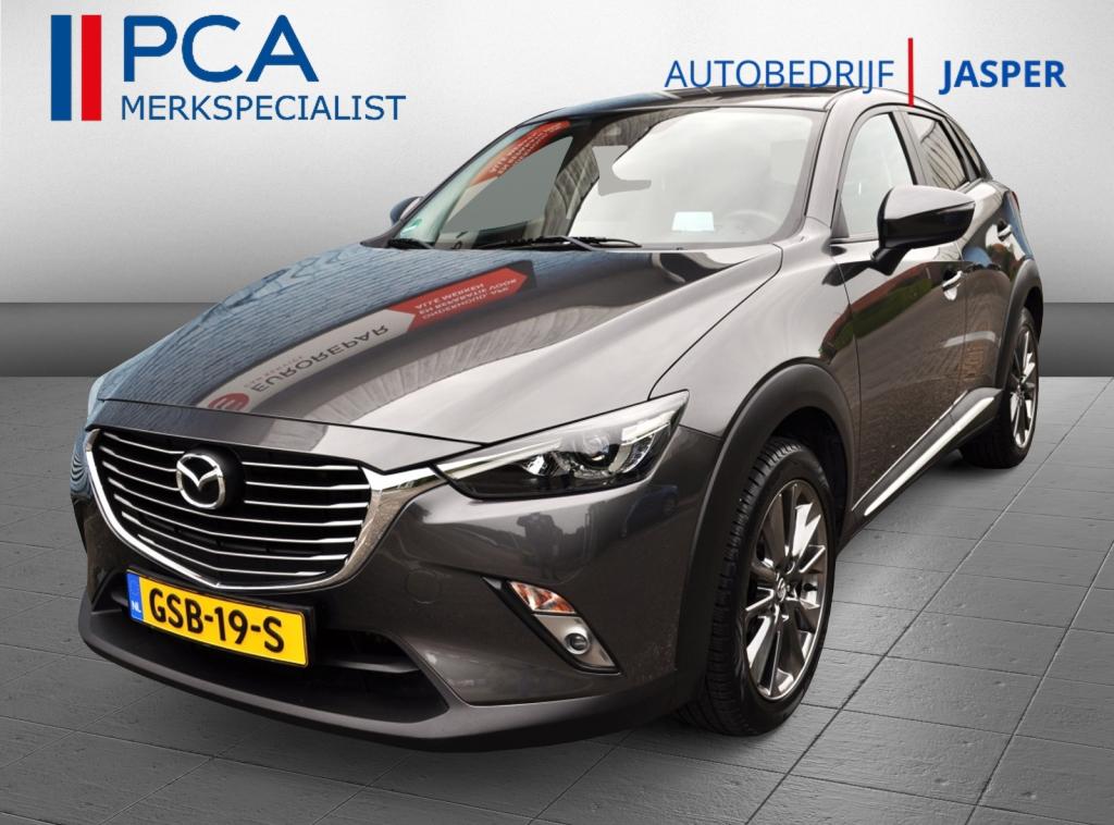 Mazda CX-3 2.0 SAG 120 GT-M elekst. leer stoelverw, Voorwielaandrijving, Gebruikt, Euro 6, 4 cilinders
