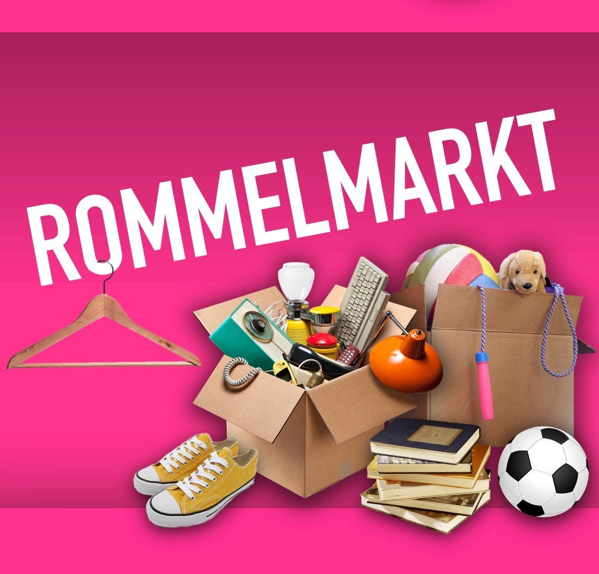 Gratis rommelmarktspullen, Ophalen