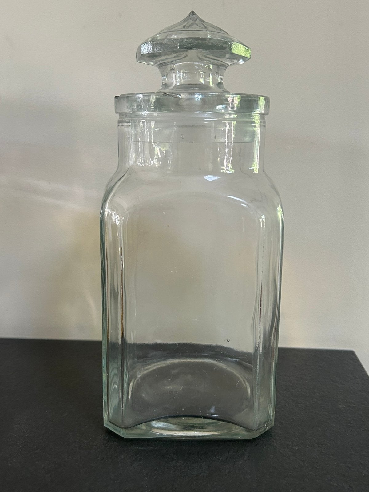 Nostalgische vintage snoeppot/stopfles, Ophalen