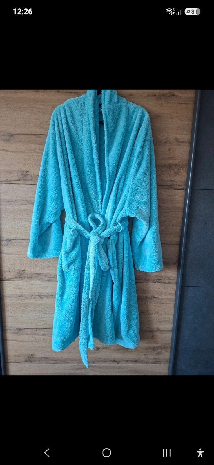 Zachte turquoise badjas van Harmony, Kleding | Dames, Overige Dameskleding, Harmony, Ophalen of Verzenden, Zo goed als nieuw