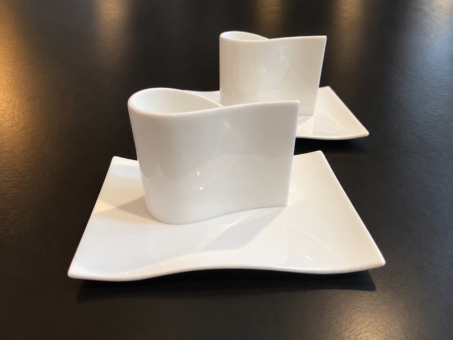 Alessi Il Caffè Alessi Fuksas 2005 Espresso Kopjes (2 stuks), Overige merken, Ophalen of Verzenden, Zo goed als nieuw, Modern