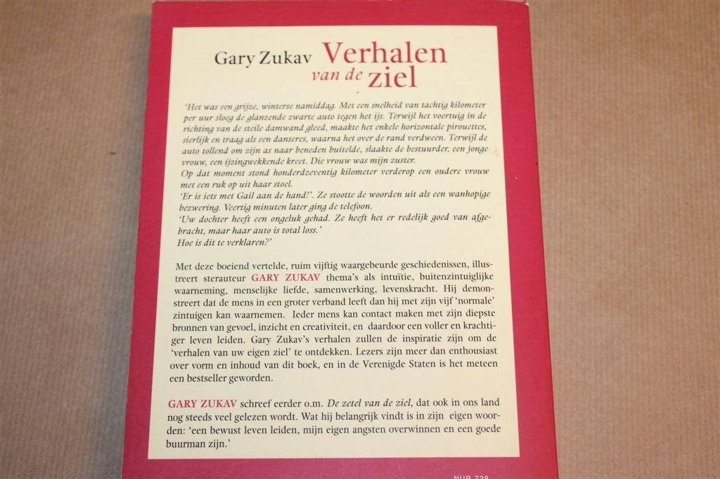 Verhalen van de Ziel, Soul Stories — Gary Zukav, Ophalen of Verzenden, Gelezen, Overige onderwerpen, Achtergrond en Informatie