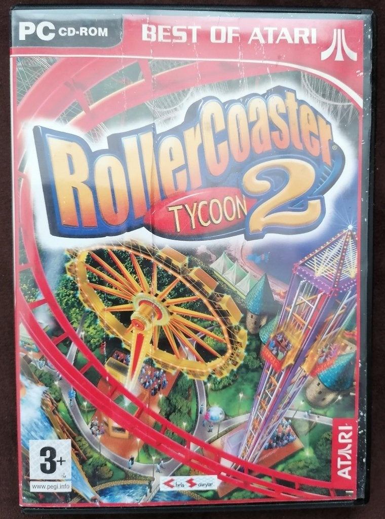 PC CD ROM Best of Atari - Rollercoaster Tycoon 2, Spelcomputers en Games, Games | Pc, 1 speler, Ophalen of Verzenden, Vanaf 3 jaar