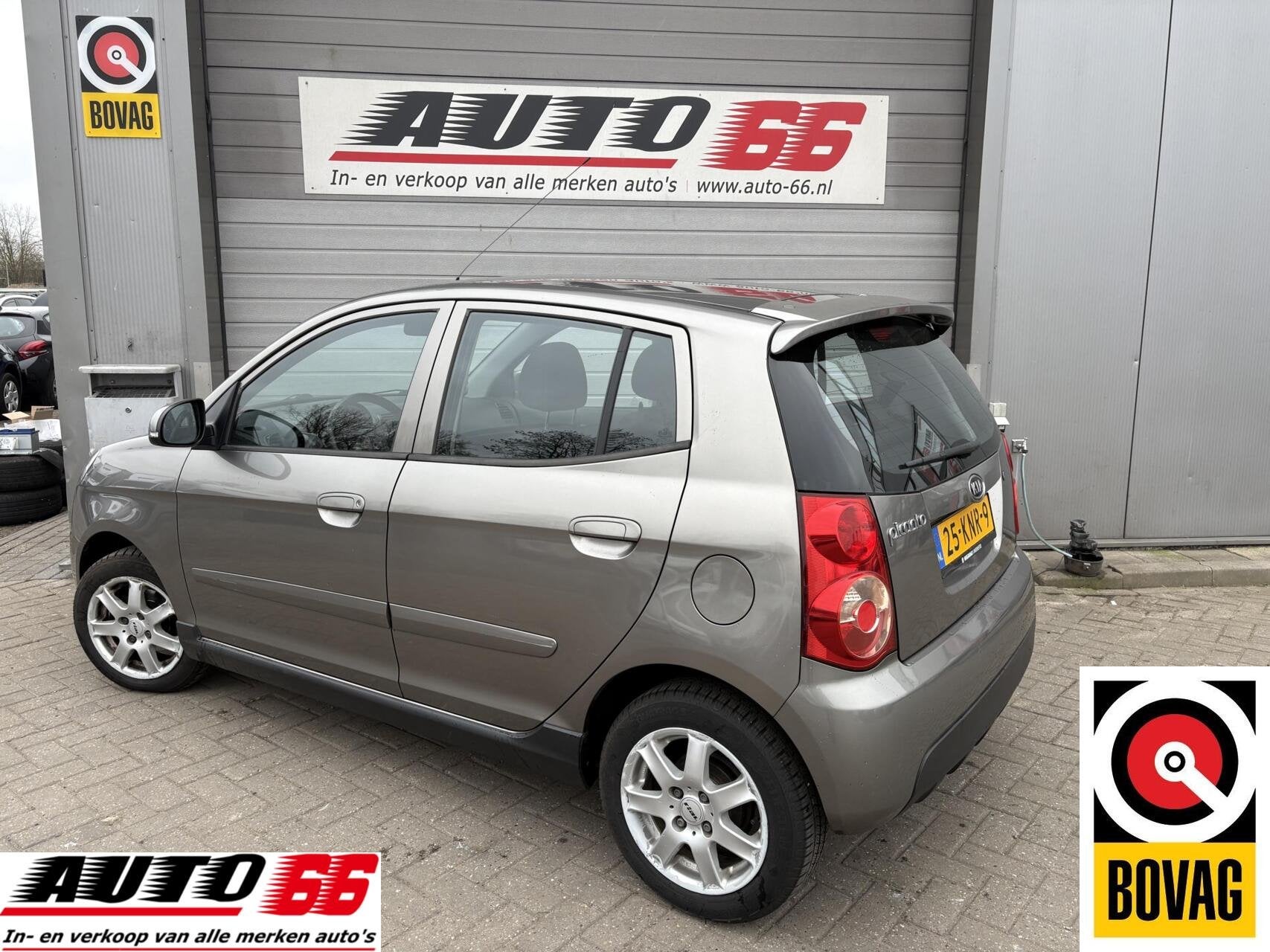 Kia Picanto 1.0 Q 5 drs AIRCO, Voorwielaandrijving, Stof, Zwart, 4 cilinders