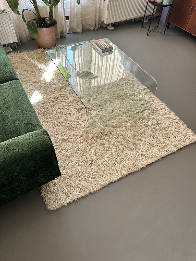 Glazen salontafel Fiam Italia, Ophalen, Gebruikt, 100 tot 150 cm, Modern minimalistisch / Italiaans design