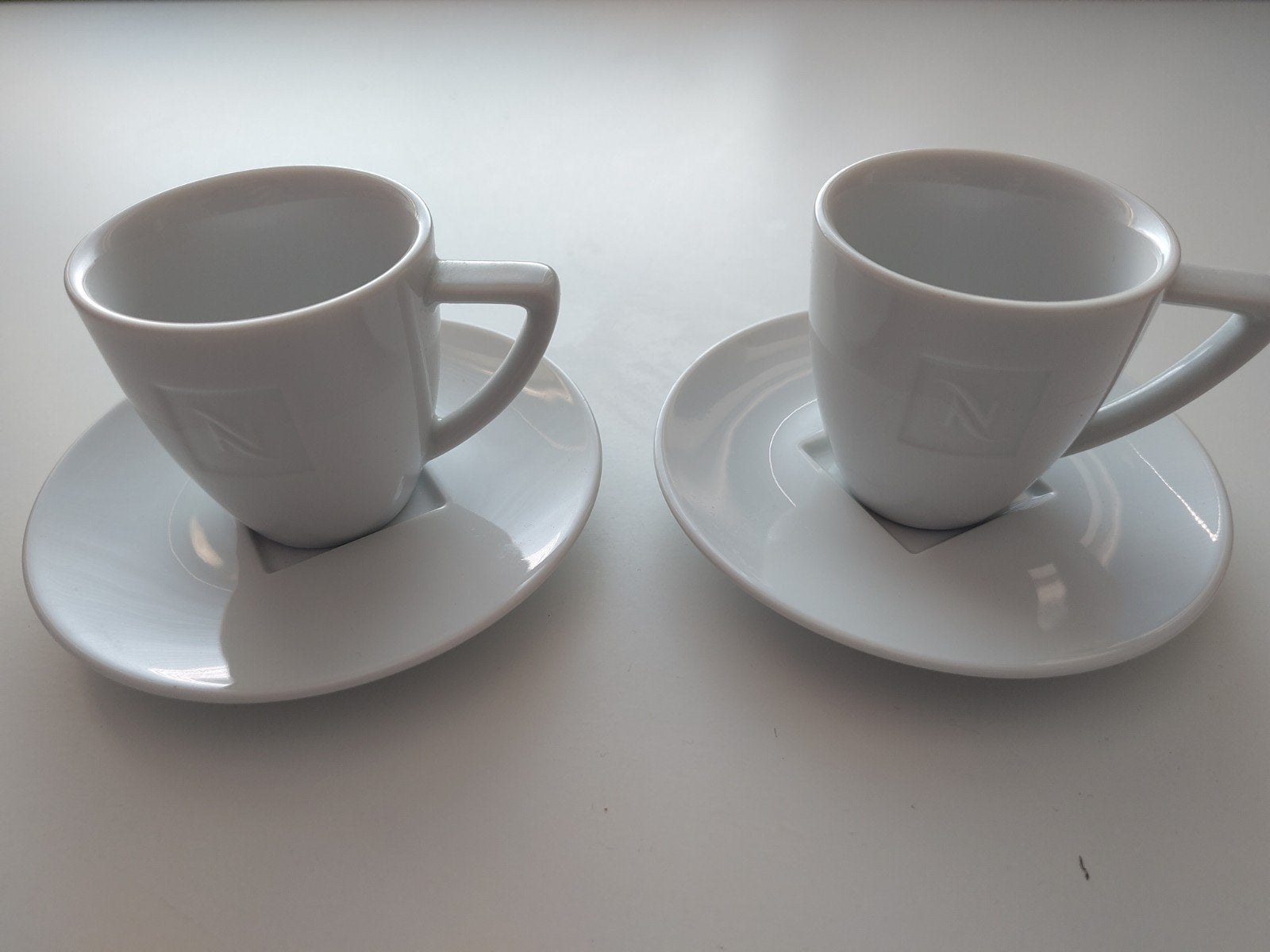 2 Espresso kopjes van Nespresso, Ophalen of Verzenden, Nieuw, Porselein