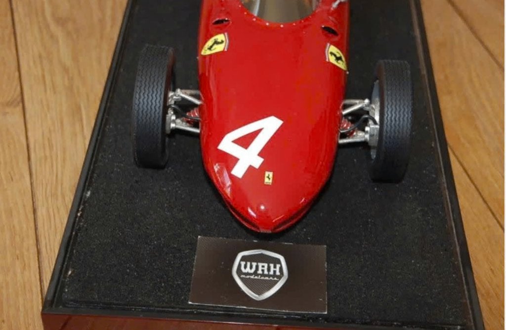 1:8 FERRARI 156 F1 SHARKNOSE #4 by Javan Smith HANDBUILT WRH, Hobby en Vrije tijd, Modelauto's | 1:5 tot 1:12, Ophalen, Zo goed als nieuw
