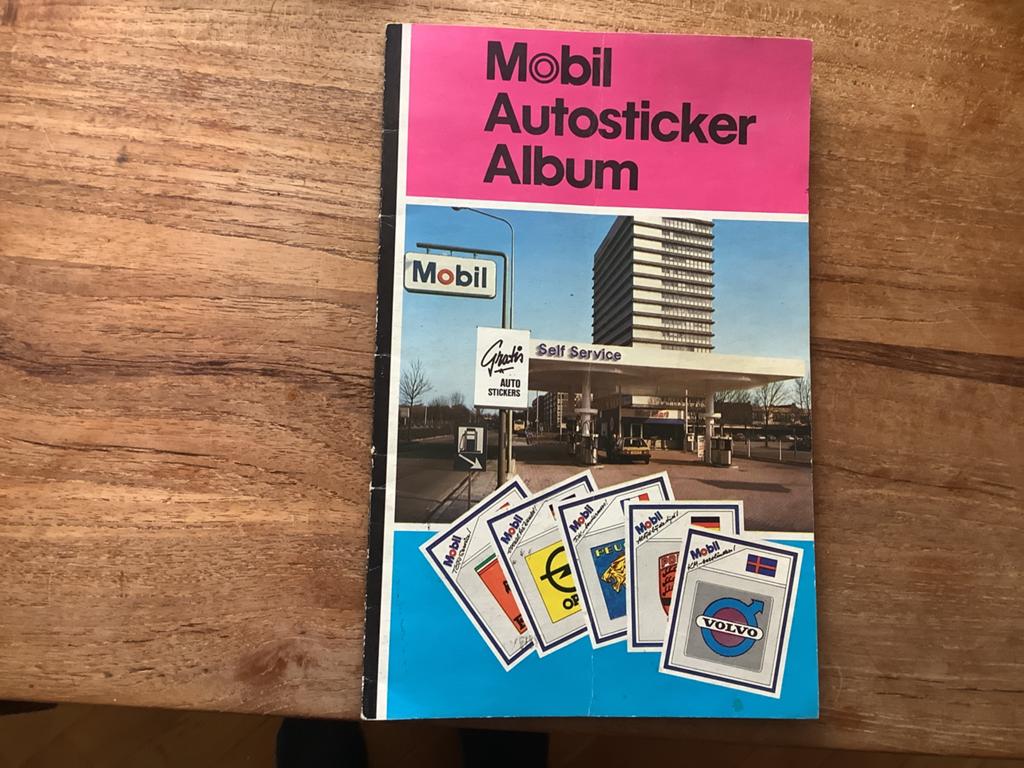 Mobil Autostickeralbum, Verzamelen, Merken en Reclamevoorwerpen, Ophalen of Verzenden, Gebruikt, Overige typen