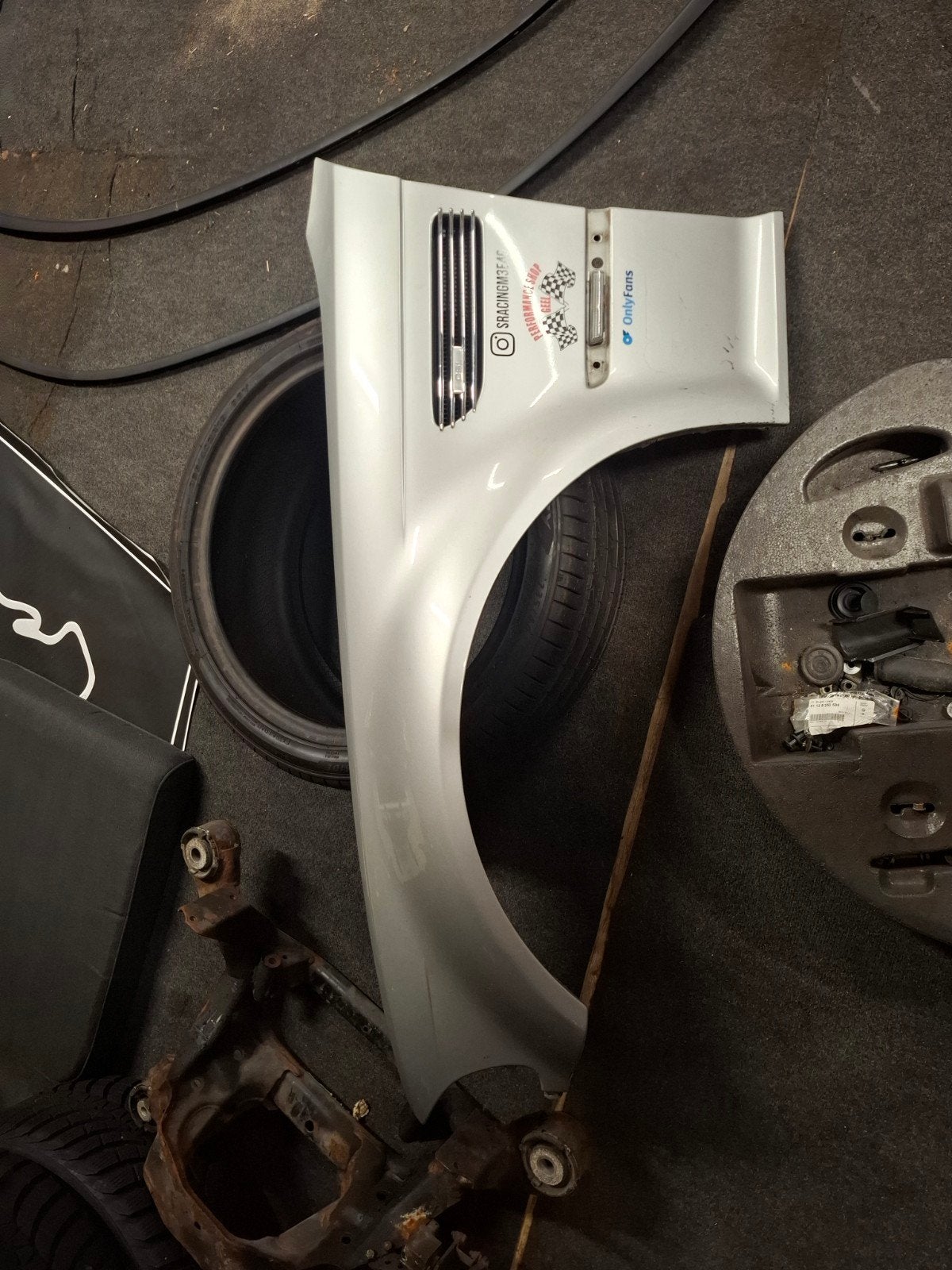 BMW M3 E46 Voorscherm - Links/Rechts, Ophalen, Gebruikt, Voor, Spatbord