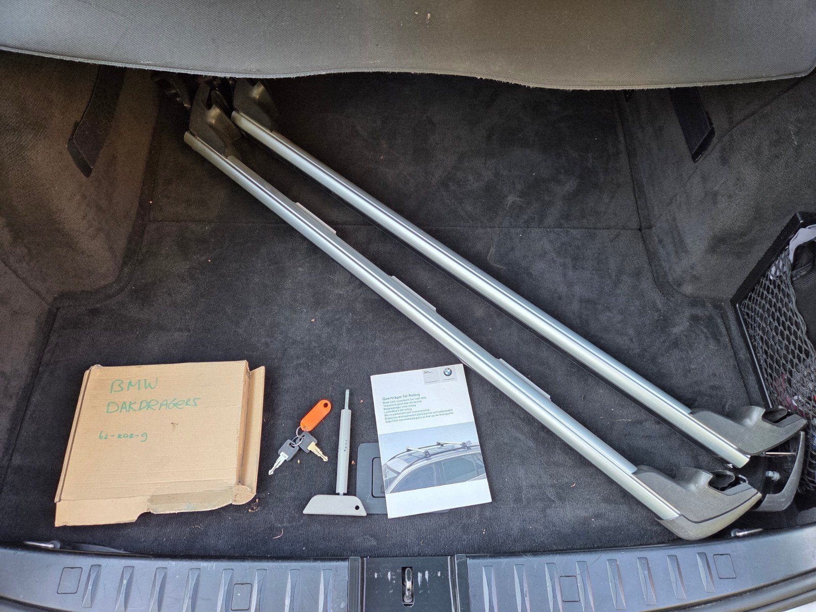 Bmw E91 dakdragers hoge/open dakrail, Auto diversen, Dakdragers, Ophalen, Gebruikt