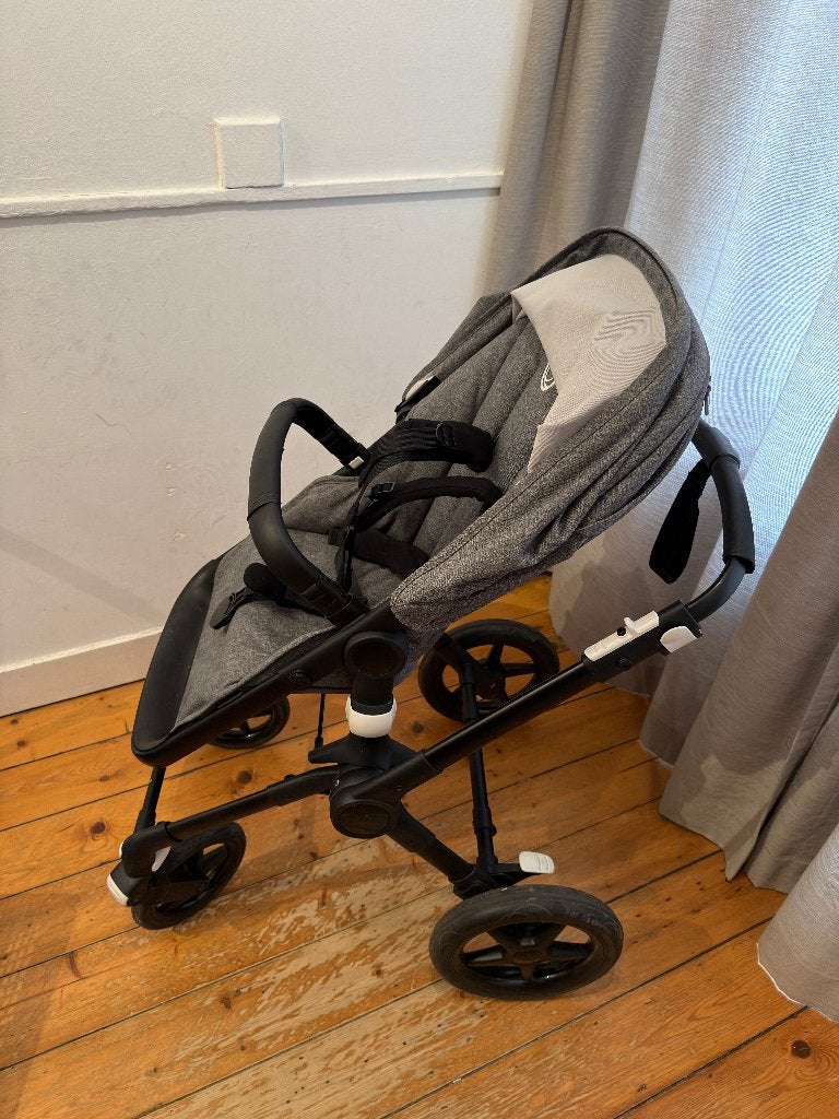 Bugaboo Fox 3 – Grey Melange + reiswieg + accessoires, Kinderen en Baby's, Kinderwagens en Combinaties, Ophalen, Gebruikt, Bugaboo