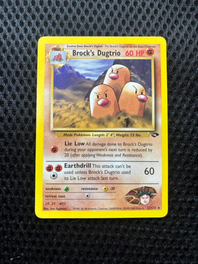 Brock Dugtrio, Ophalen of Verzenden, Zo goed als nieuw, Losse kaart