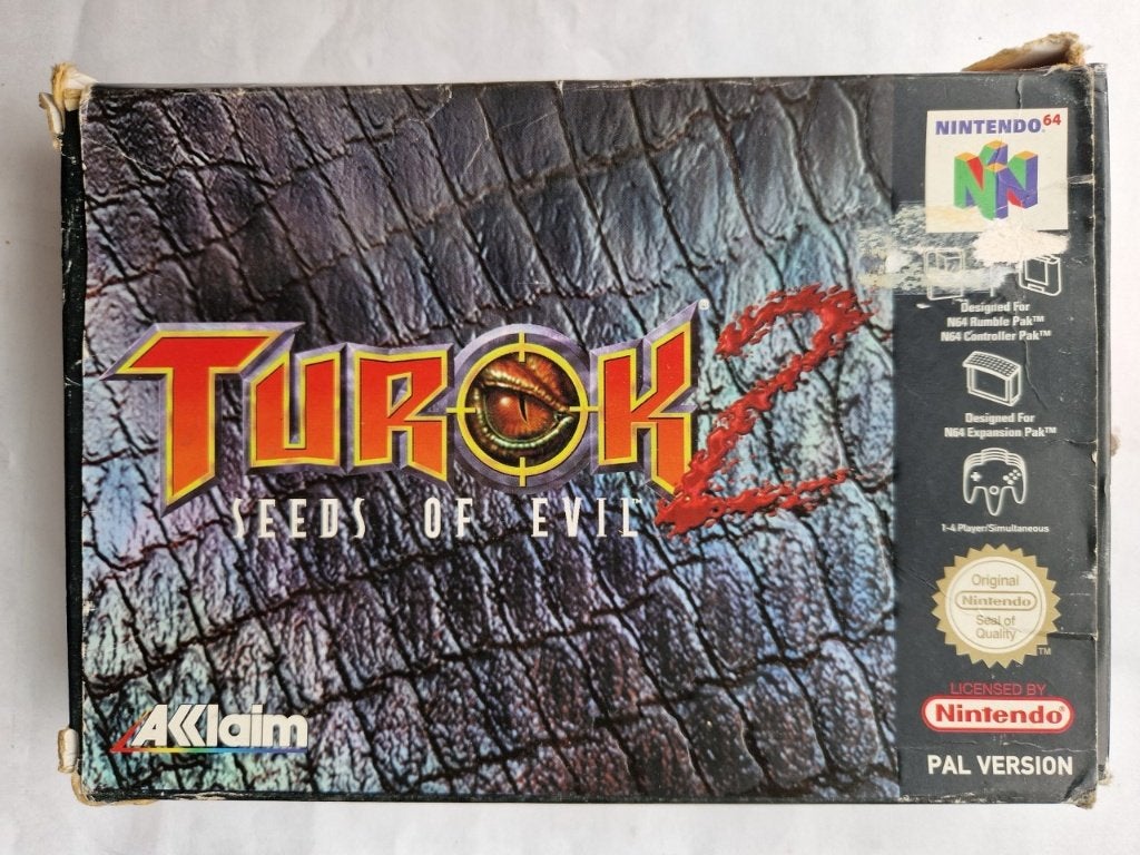 TUROK 2 seeds of evil, Gebruikt, 1 speler, Racen en Vliegen, Ophalen of Verzenden