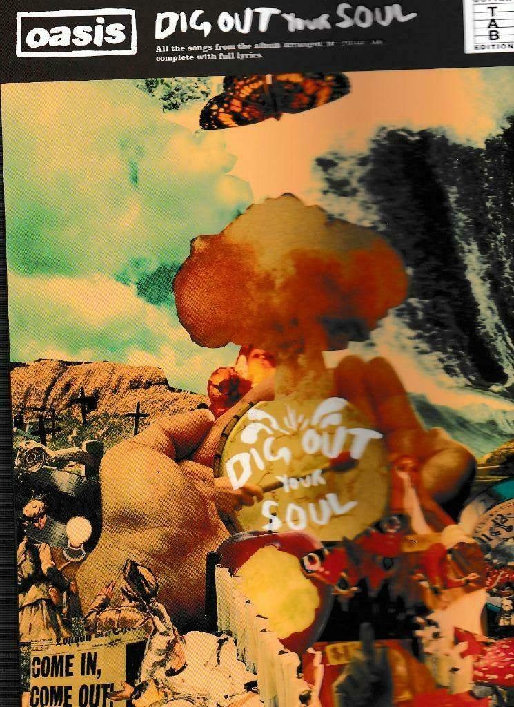 gitaar: Oasis-- Dig Out Your Soul (Tab) with full lyrics, Ophalen of Verzenden, Artiest of Componist, Gitaar