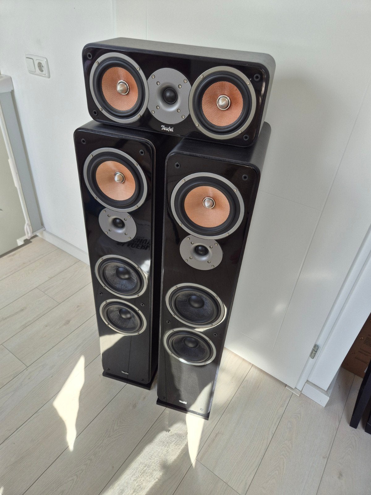 Teufel Ultima 40 Mk2 Vloerstaande Speakers & Center Speaker, Audio, Tv en Foto, Luidsprekers, Ophalen, Gebruikt, 150 watt of meer